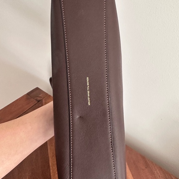 Coach Brooklyn 28 in Maple Brown Leather Shoulder Bag EUX - Picture 5 of 8